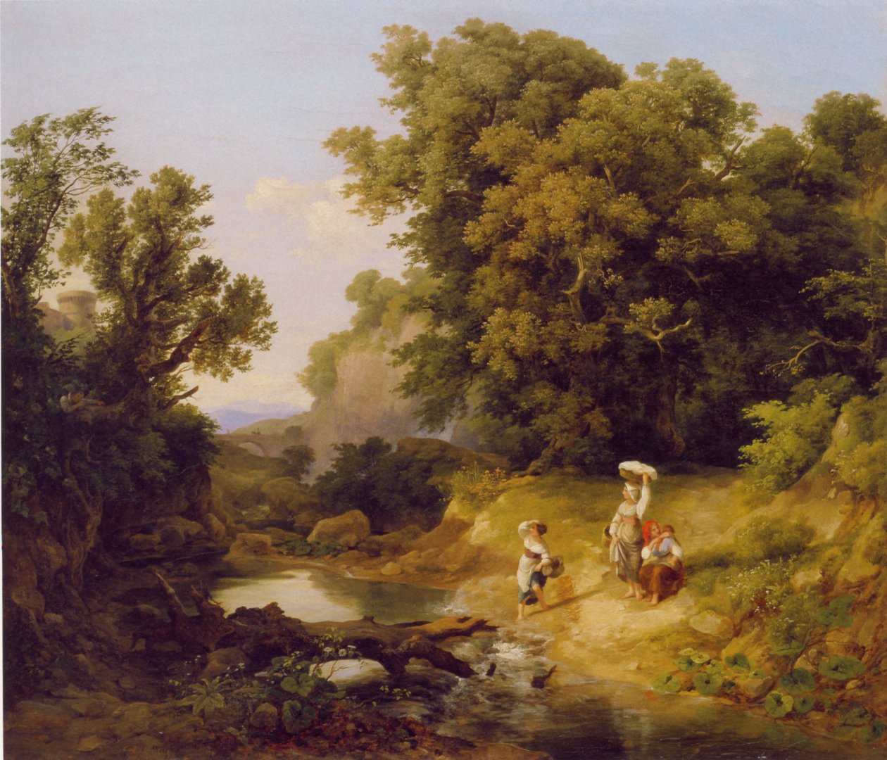 Un paysage idéal - Károly Markó