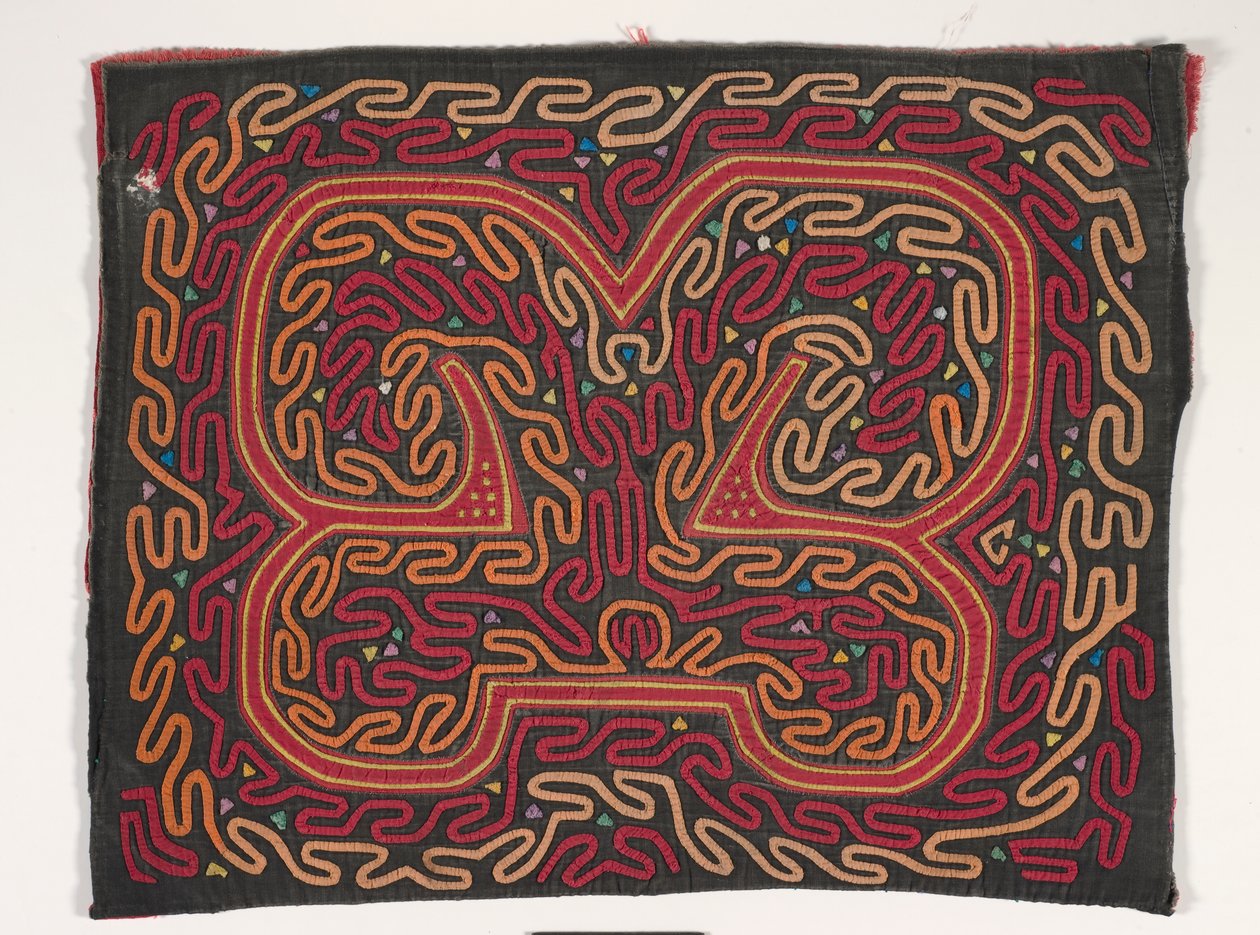 Panneau de chemise (mola) - Kuna Indian Culture