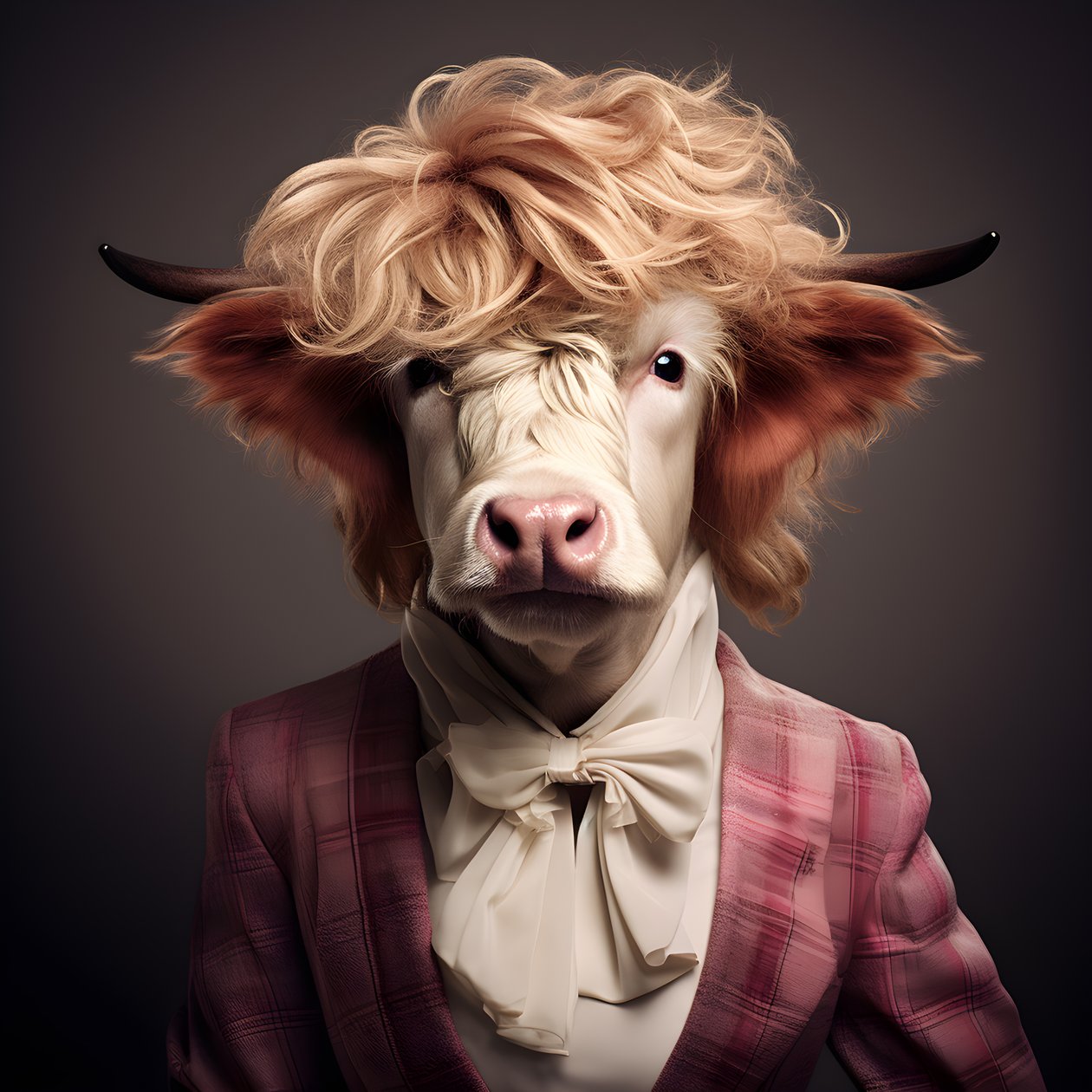 Vache des Highlands en Marilyn Monroe 4 - Kurt Heppke