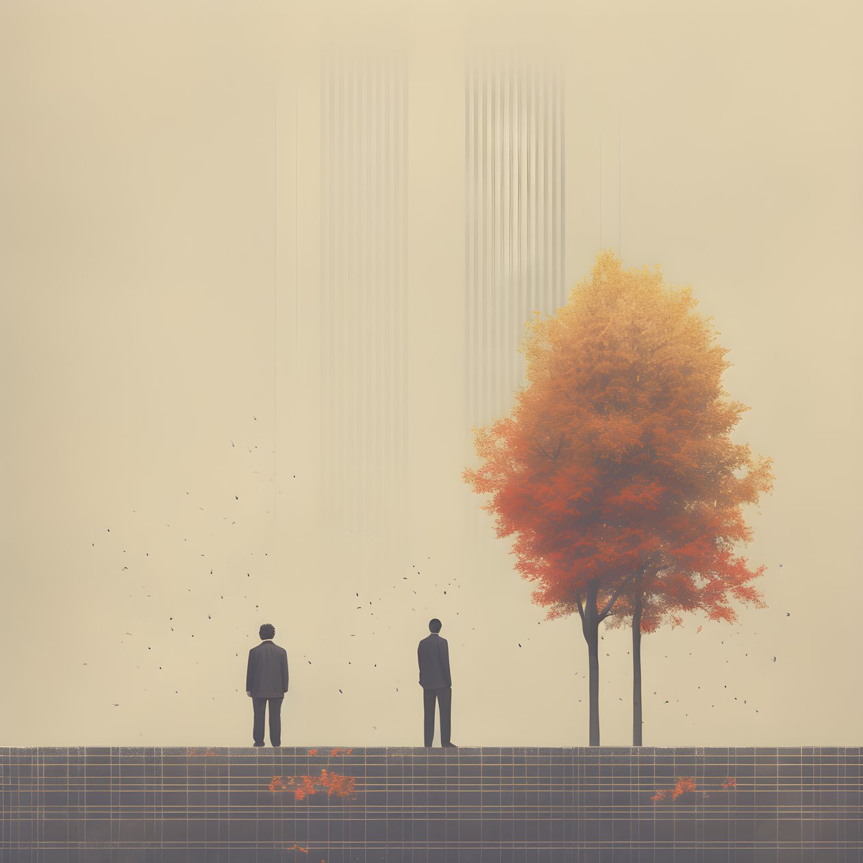 Fond abstrait géométrique moderne 2 - Kurt Heppke