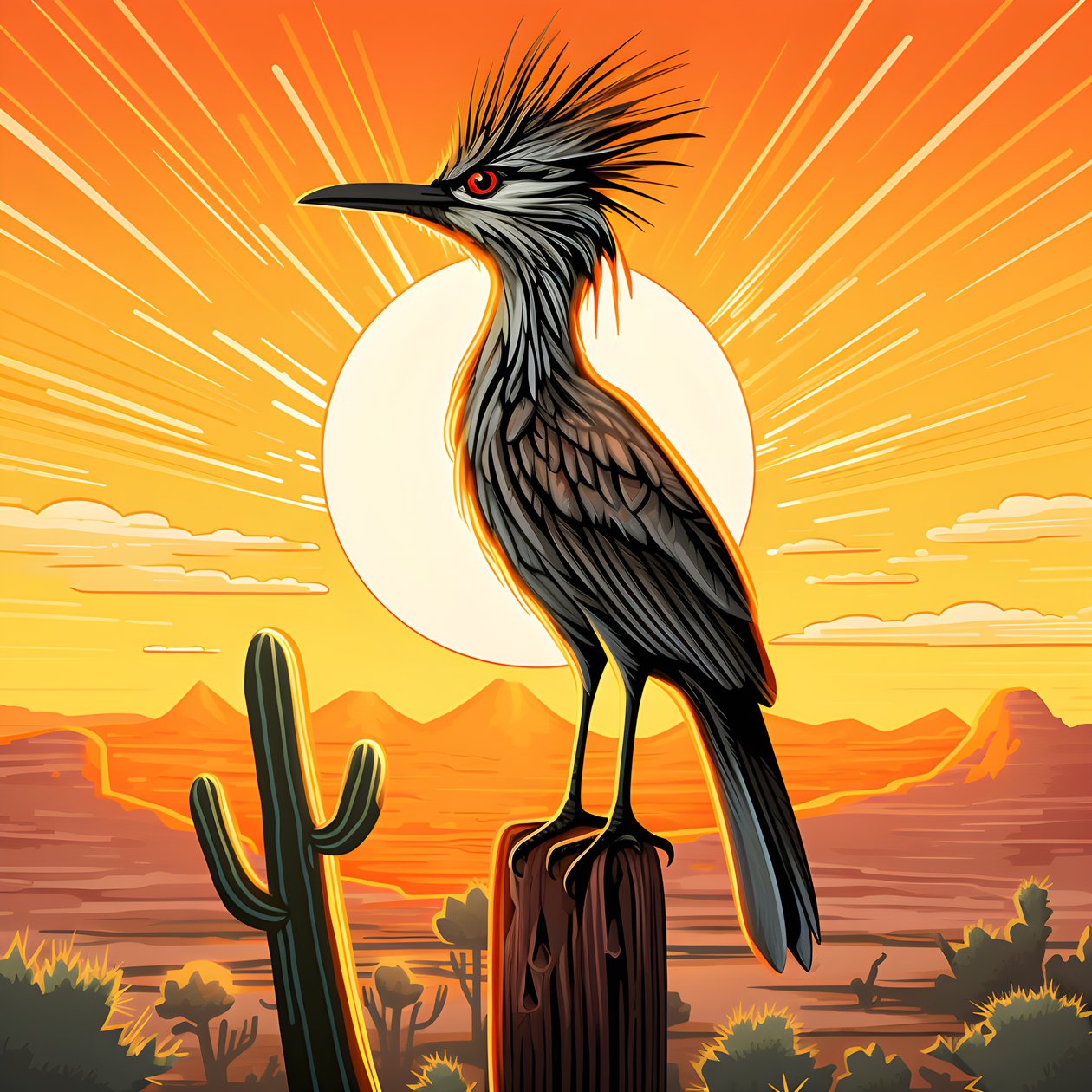 roadrunner soleil brûlant 1 - Kurt Heppke