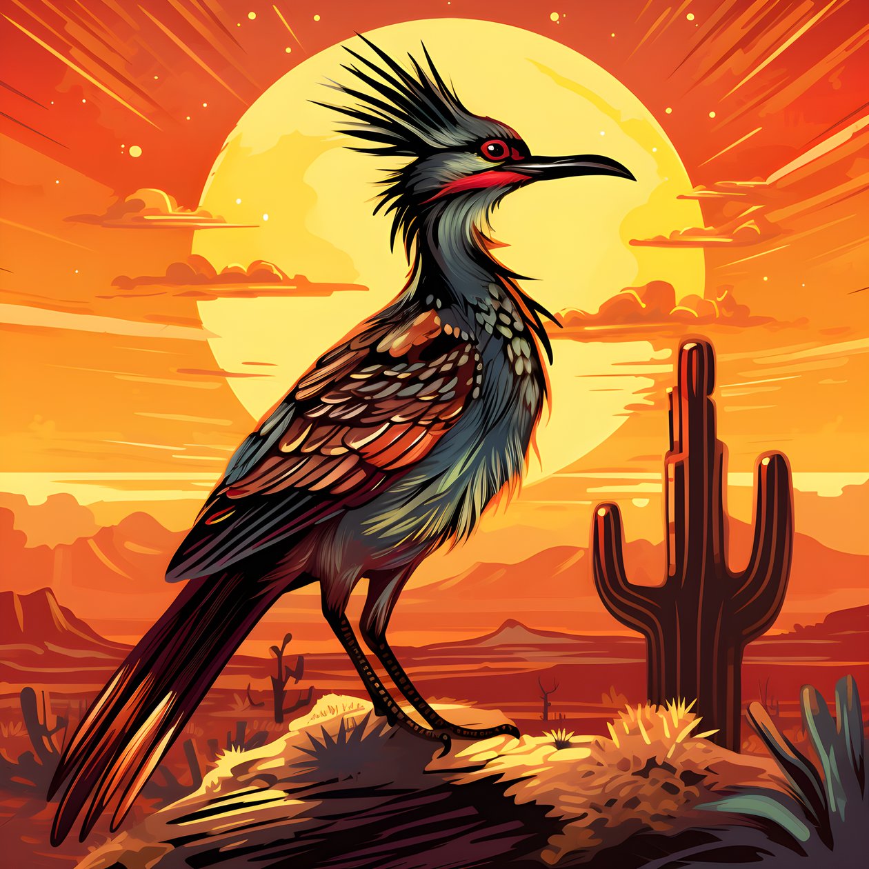 roadrunner soleil brûlant 2 - Kurt Heppke