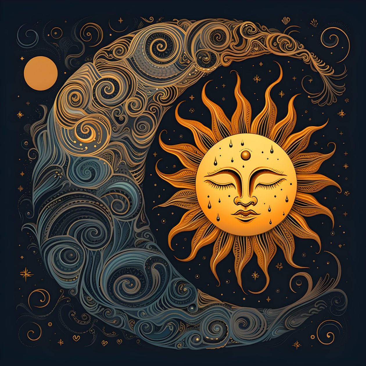 Soleil et lune 2 - Kurt Heppke