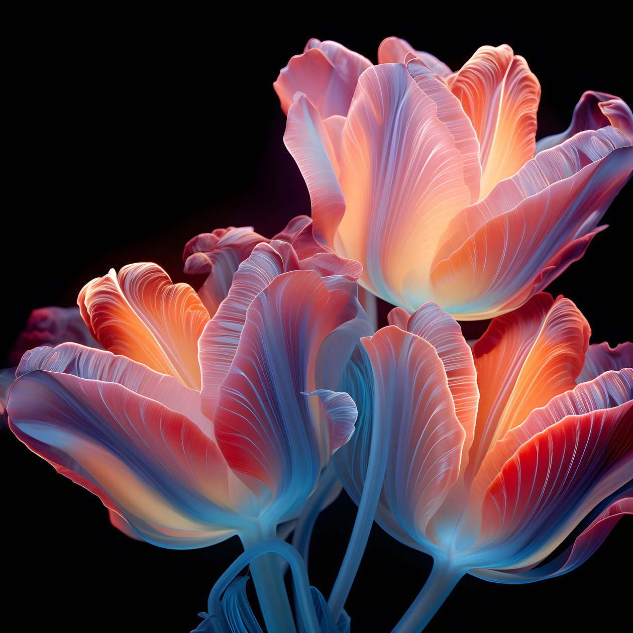 tulipes enchevêtrées 1 - Kurt Heppke