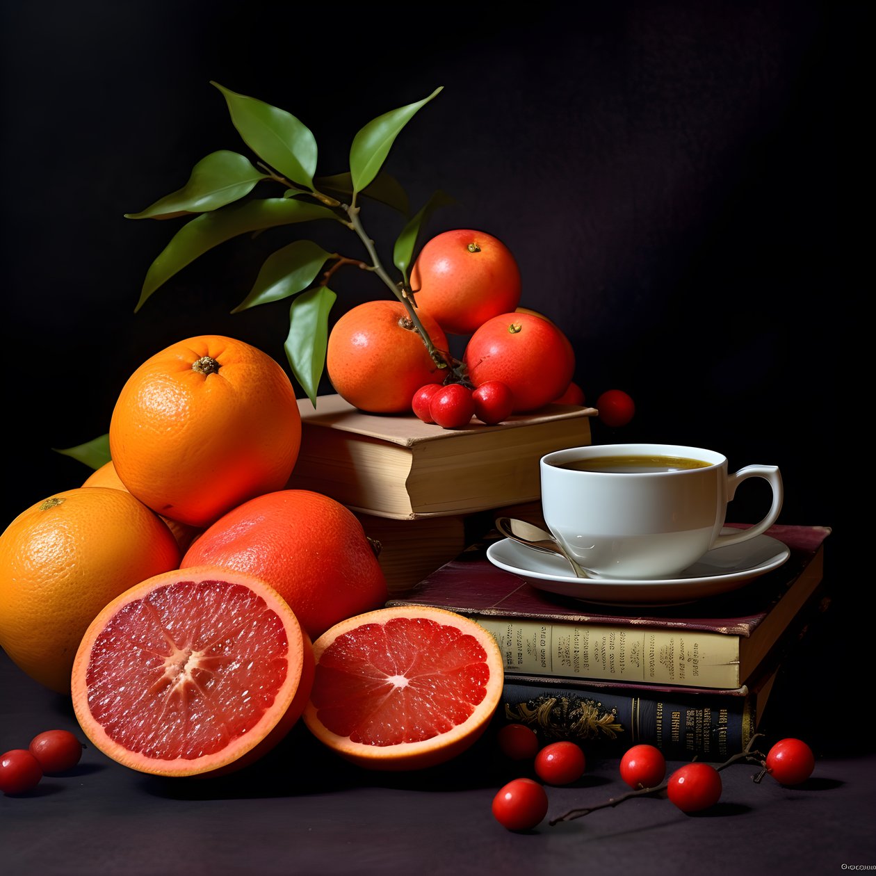 agrumes livre rouge café 3 - Kurt Heppke
