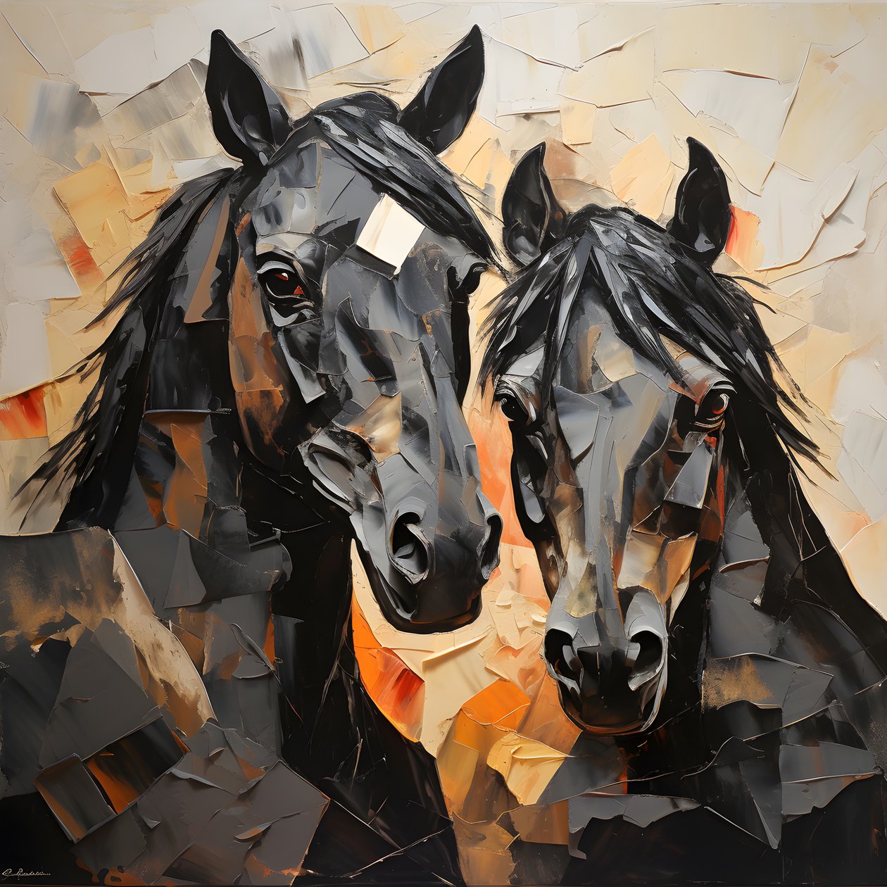 chevaux sombres 1 - Kurt Heppke