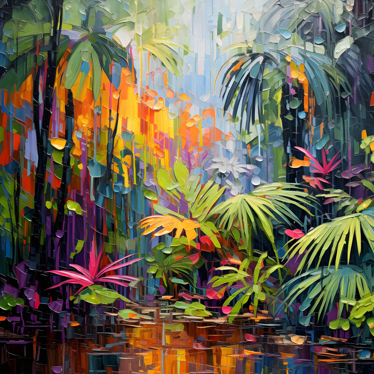 une jungle colorée et pluvieuse 3 - Kurt Heppke