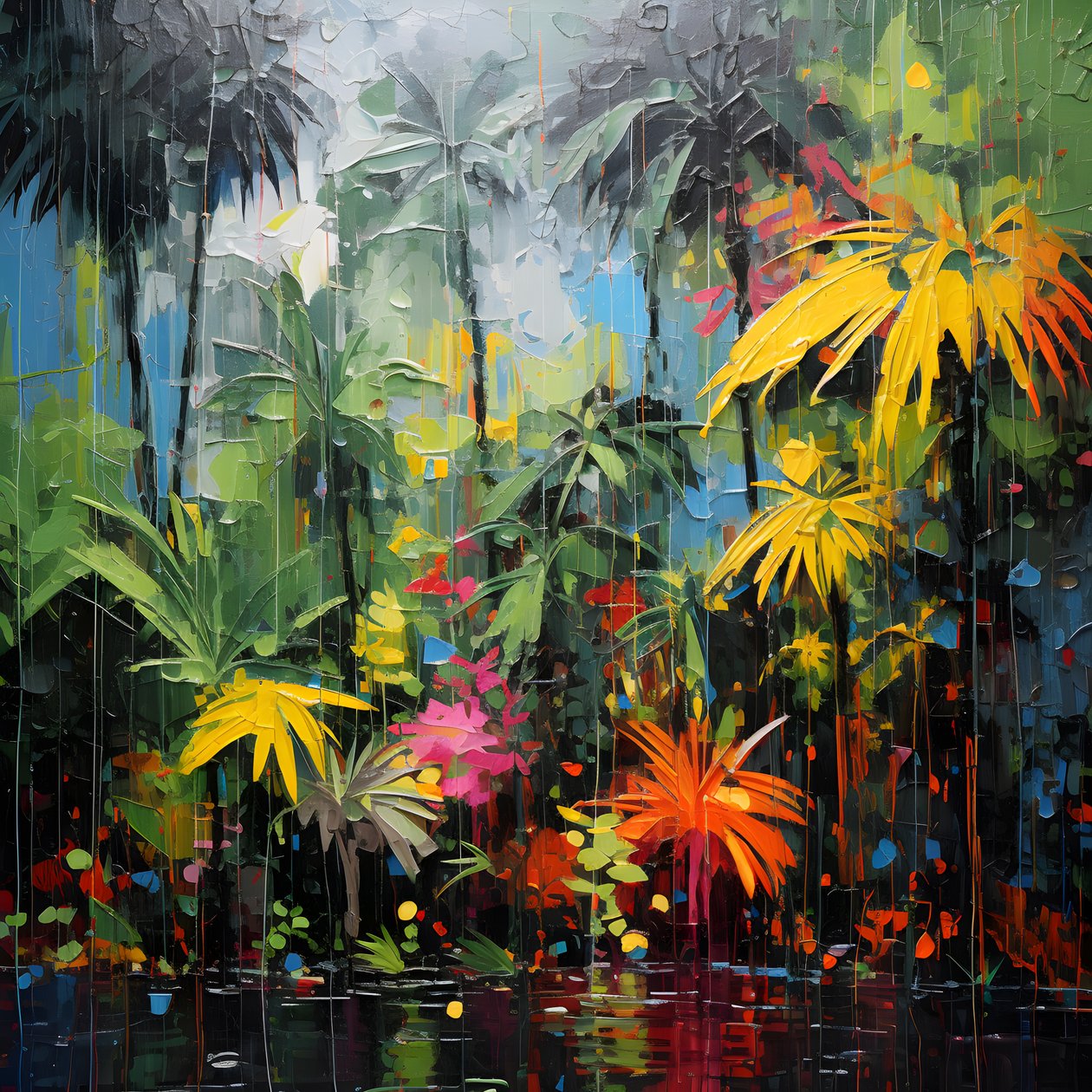 une jungle colorée et pluvieuse 4 - Kurt Heppke