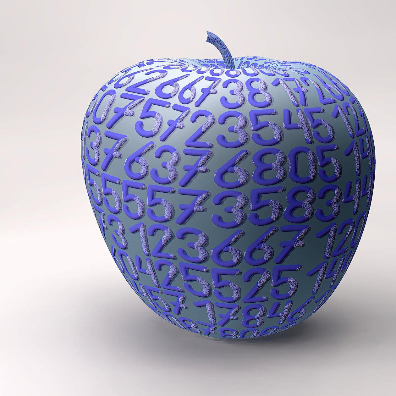 Pomme Encadrée avec Lettres III - Kurt Heppke