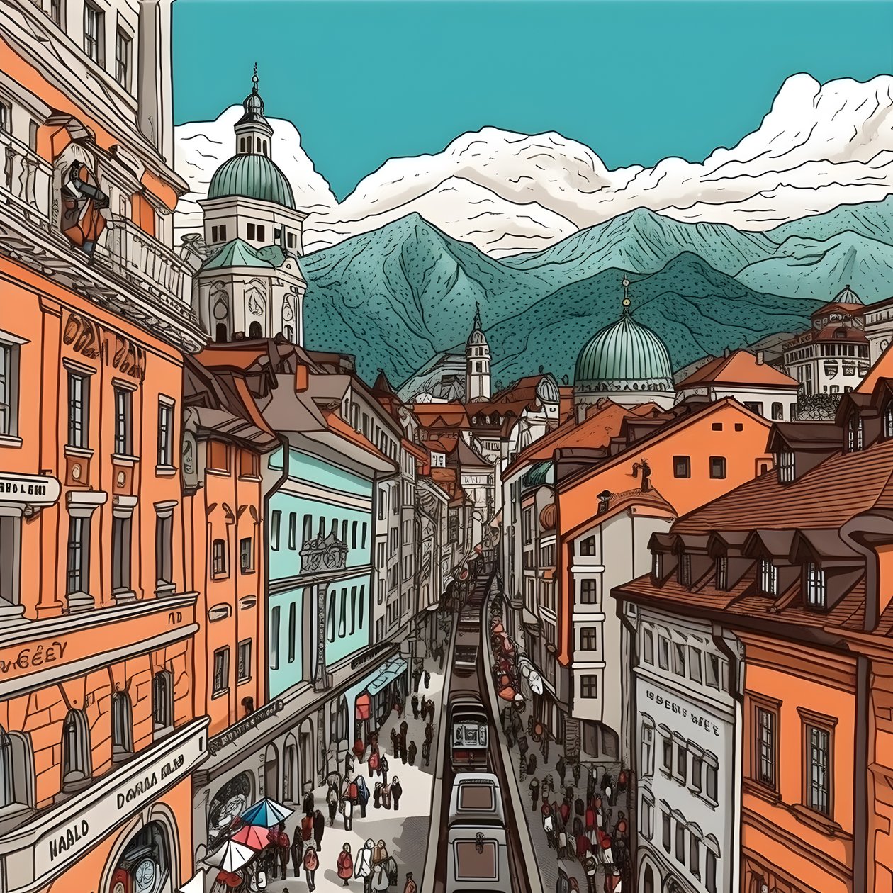 Innsbruck, dessin animé 4 - Kurt Heppke