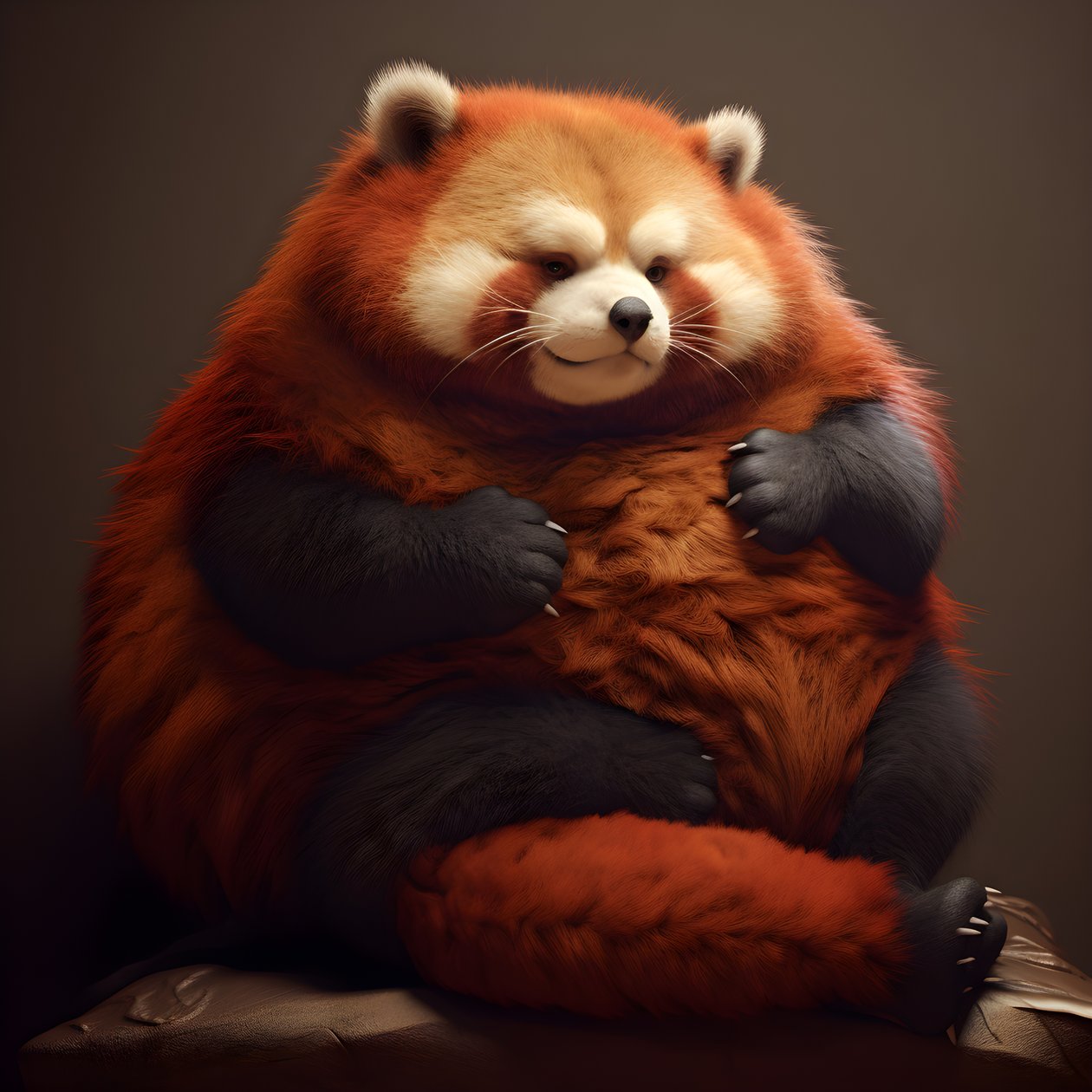 panda roux enfant humain obèse 1 - Kurt Heppke