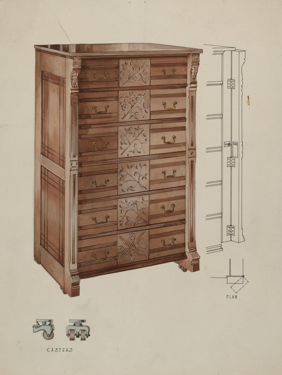 Highboy, vers 1936 - Kurt Melzer