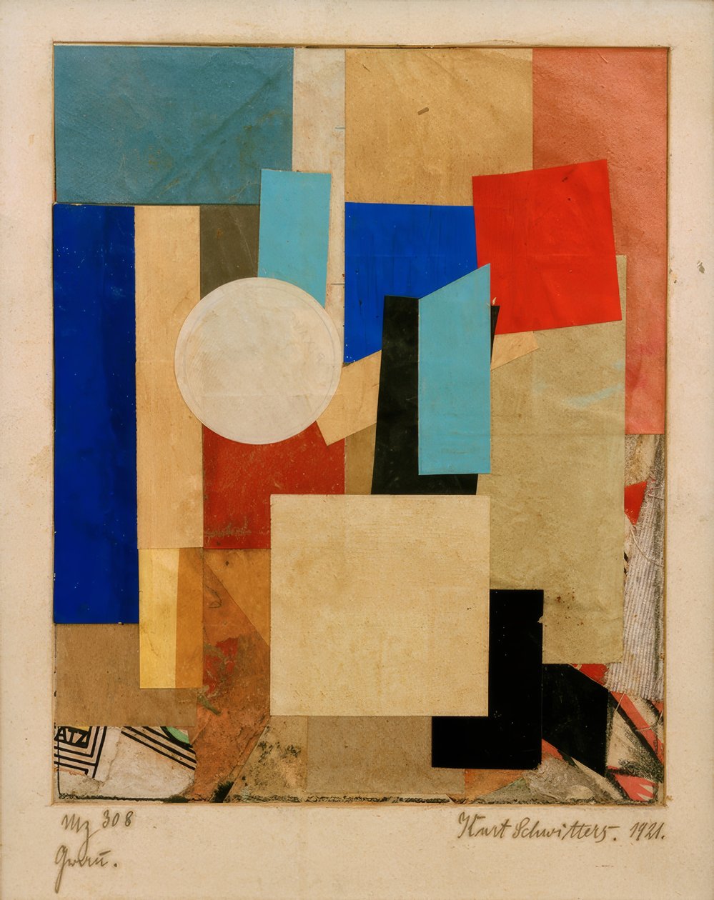 MZ 308 gris - Kurt Schwitters
