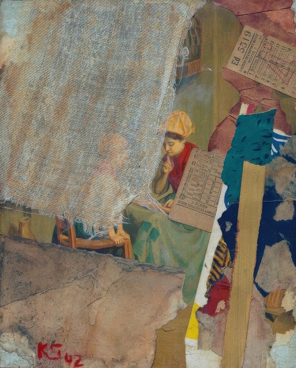 Merz 42 – comme un vieux maître - Kurt Schwitters