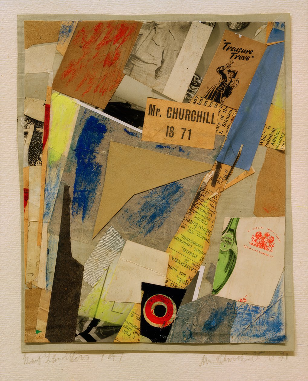 M. Churchill a 71 ans - Kurt Schwitters