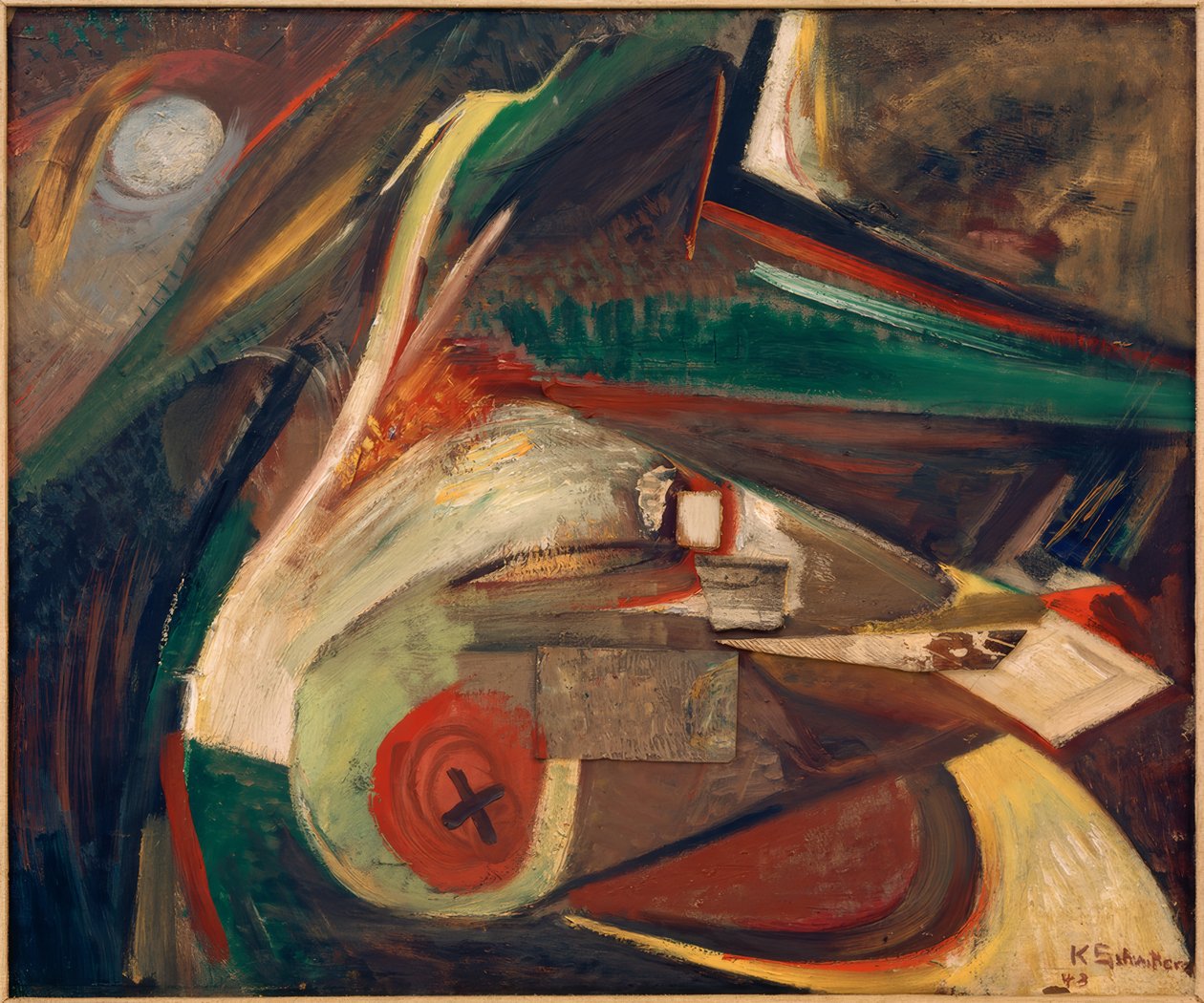 Sans titre (image abstraite) - Kurt Schwitters