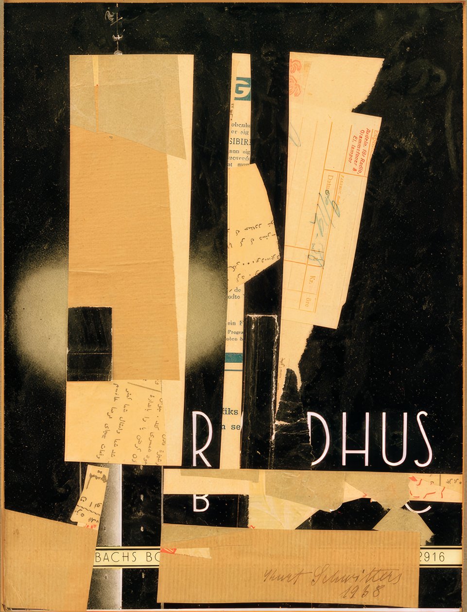 Sans titre (R DHUS) - Kurt Schwitters