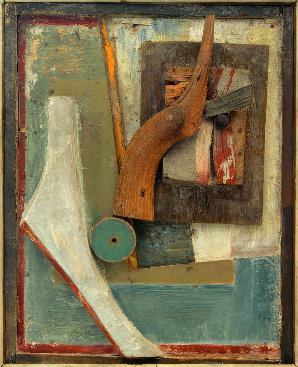 Sans titre (Relief dans le relief) - Kurt Schwitters