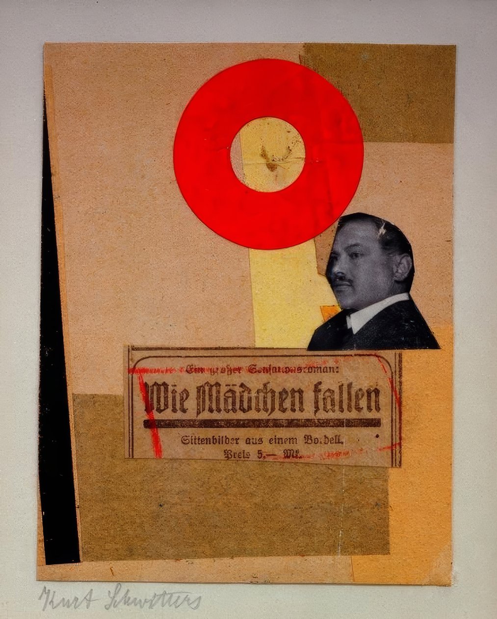 Sans titre (Comment les filles tombent) - Kurt Schwitters