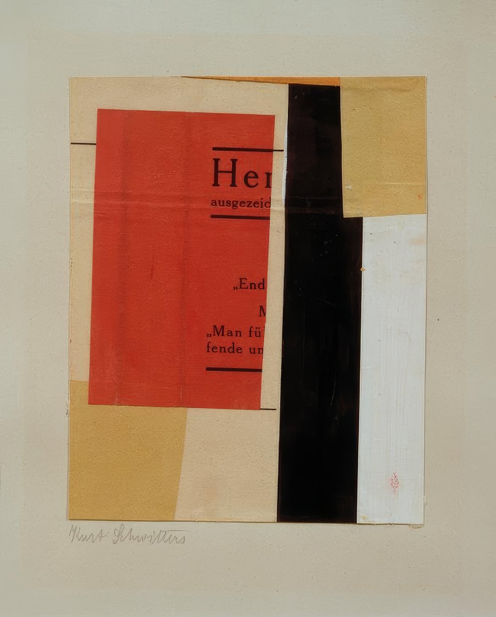 Sans titre - Kurt Schwitters