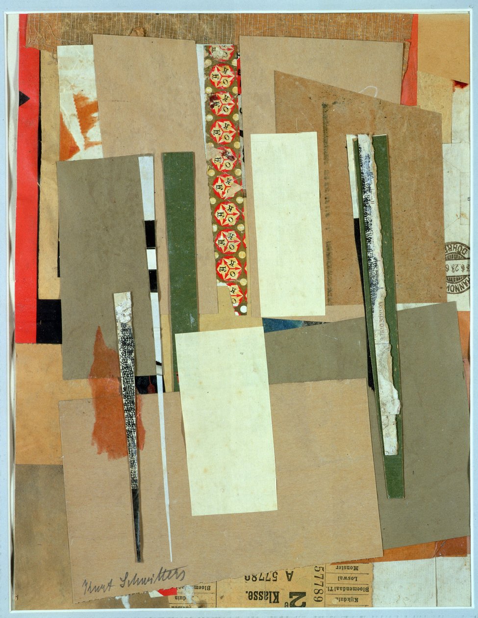 Chemin de fer, 2e classe - Kurt Schwitters