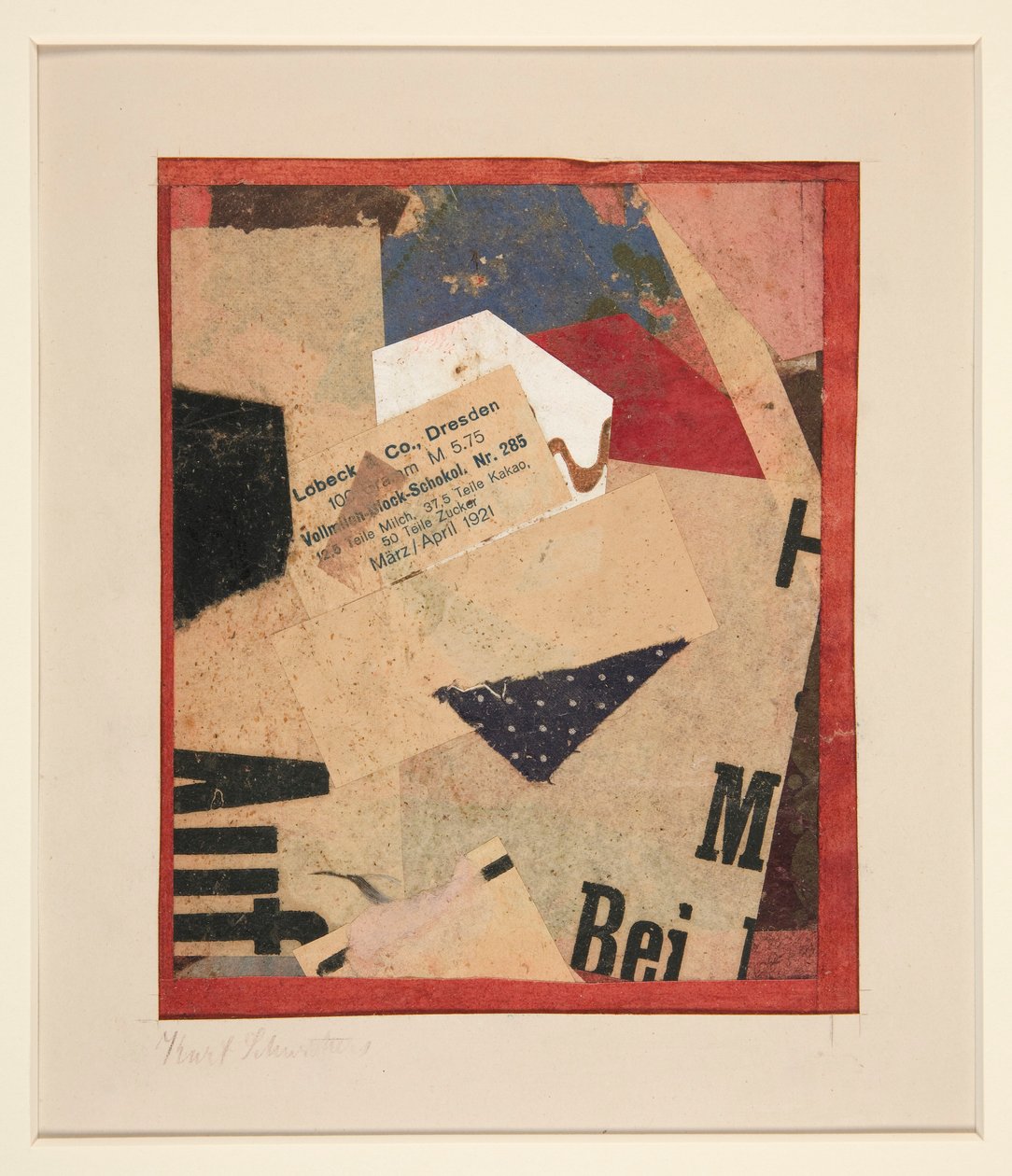 Sans titre [Lobeck & Co., Dresde] - Kurt Schwitters