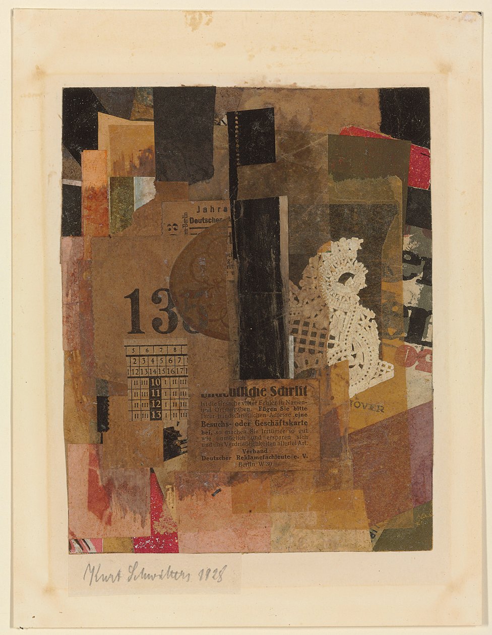 Sans titre, 1928 - Kurt Schwitters