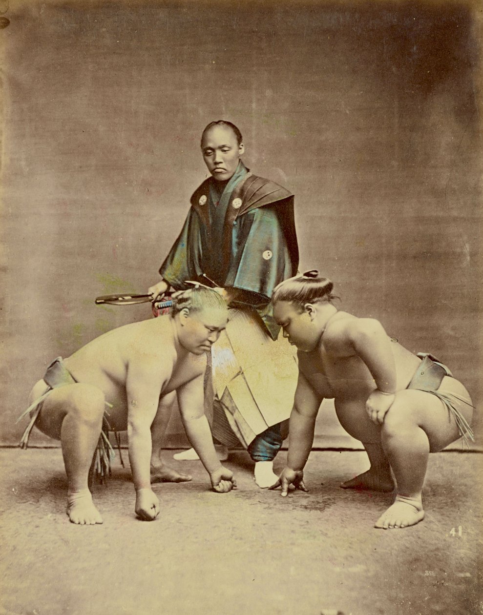 Lutteurs de sumo, vers 1880 - Kusakabe Kimbei