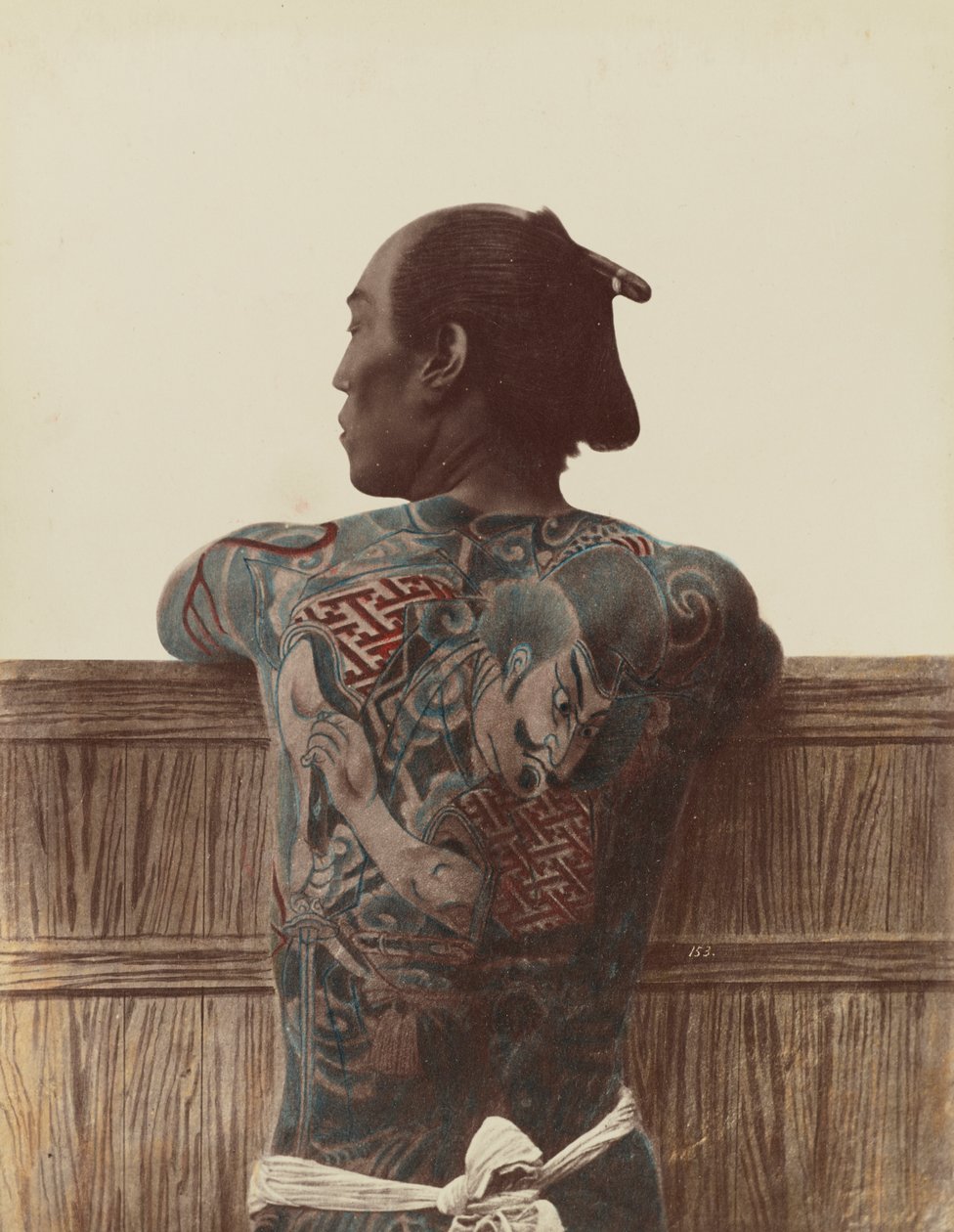 Tatouage japonais, c.1880 - Kusakabe Kimbei