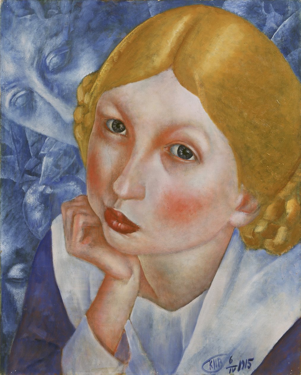Portrait de Ria, 1915 - Kuzma Sergeevich Petrov Vodkin