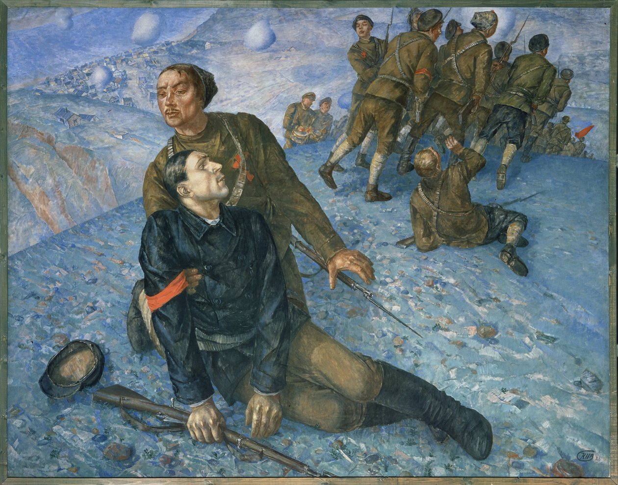 La mort du commissaire - Kuzma Sergeevich Petrov Vodkin