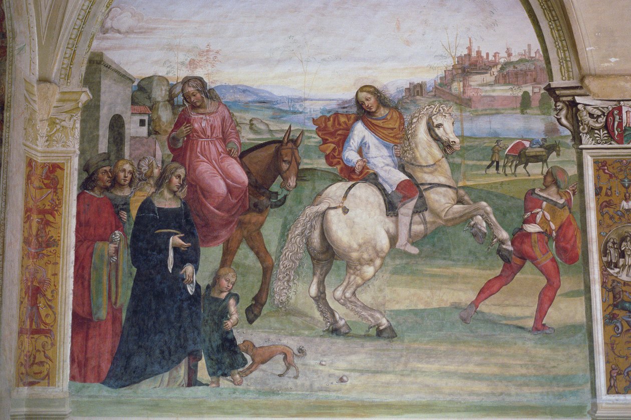 La vie de Saint Benoît (détail) - L. and Sodoma, G. Signorelli