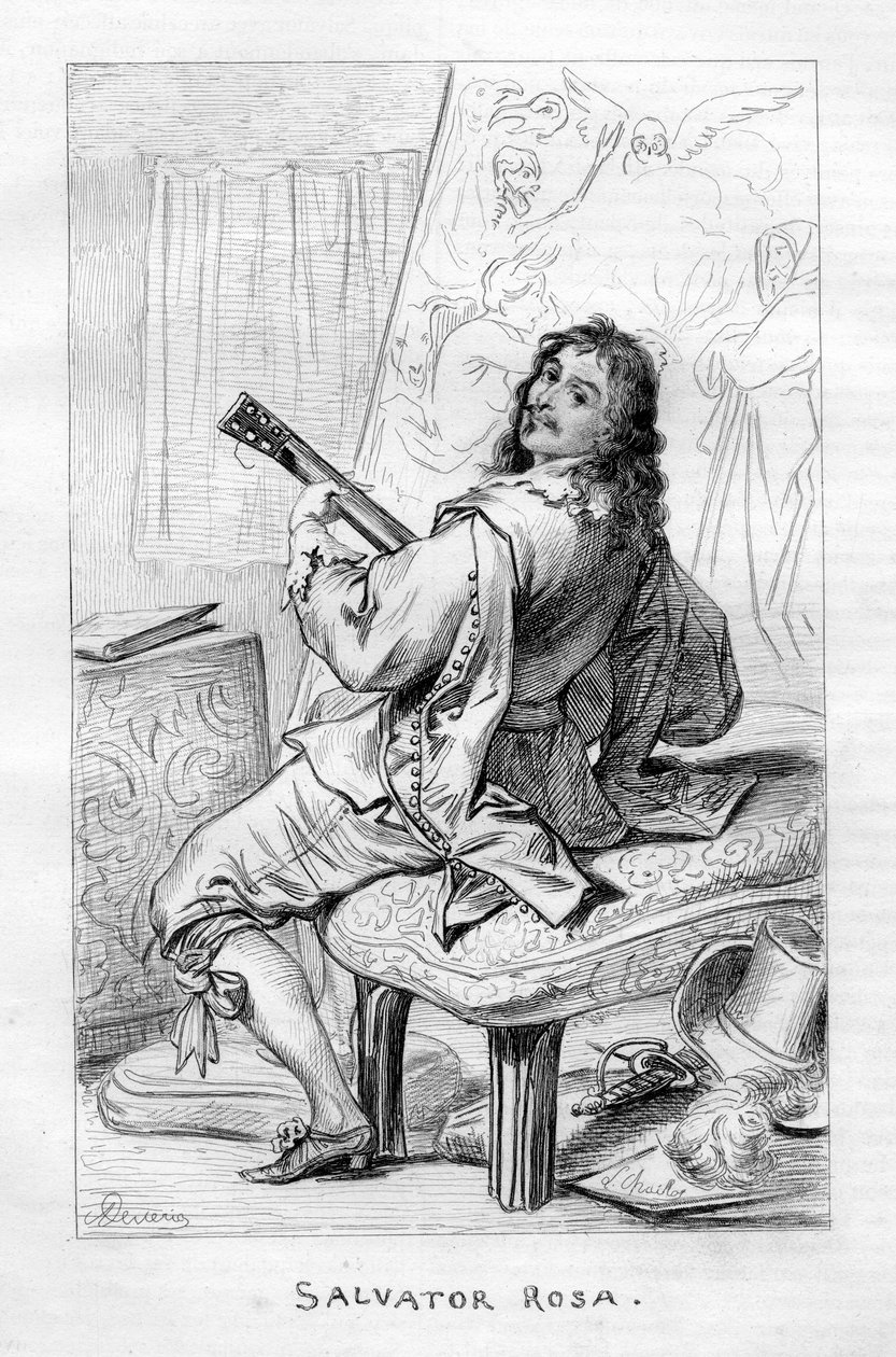 portrait gravé - «L. Chaillot» d Devéria