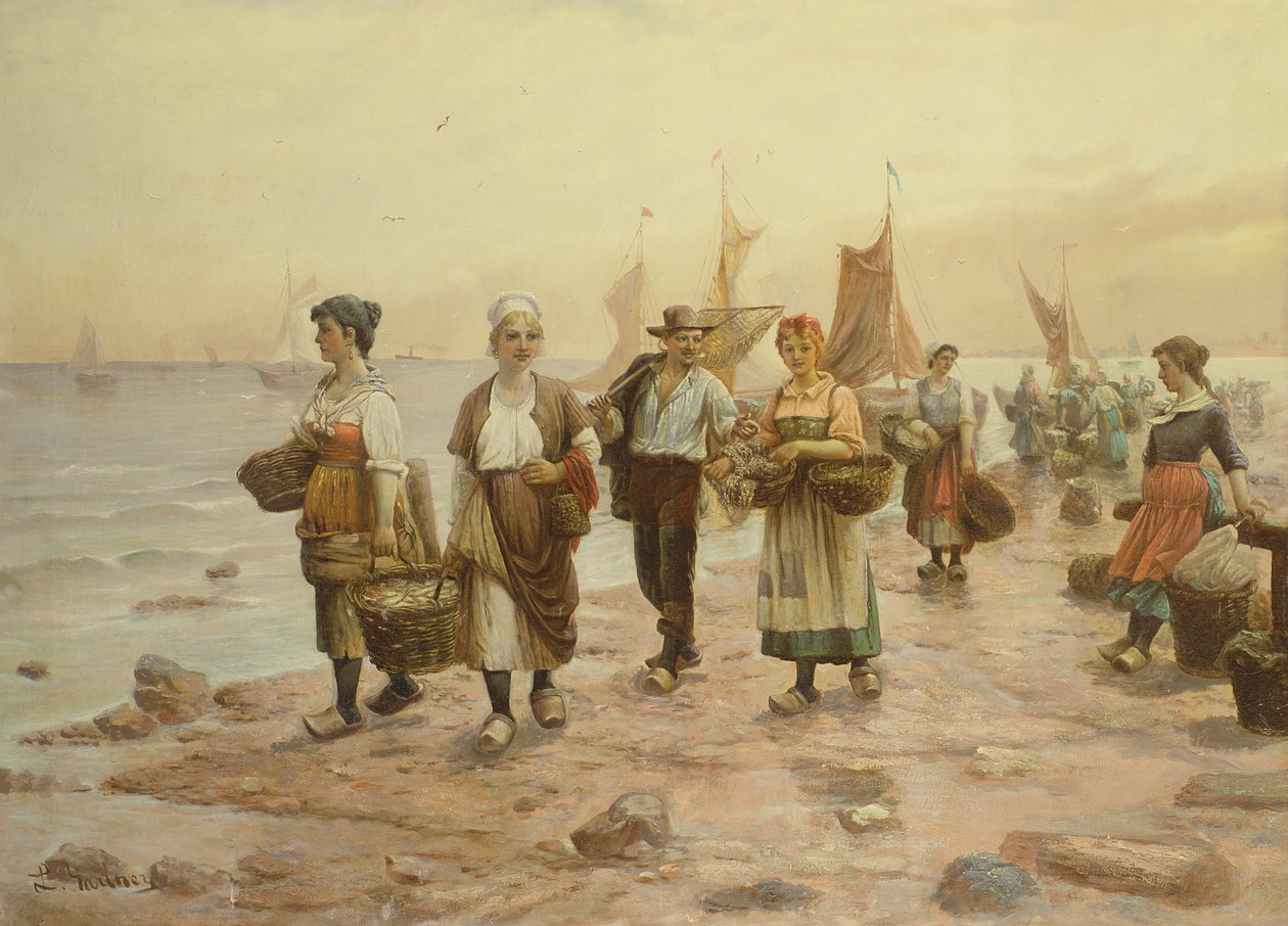Retour des pêcheurs - L. Gartner