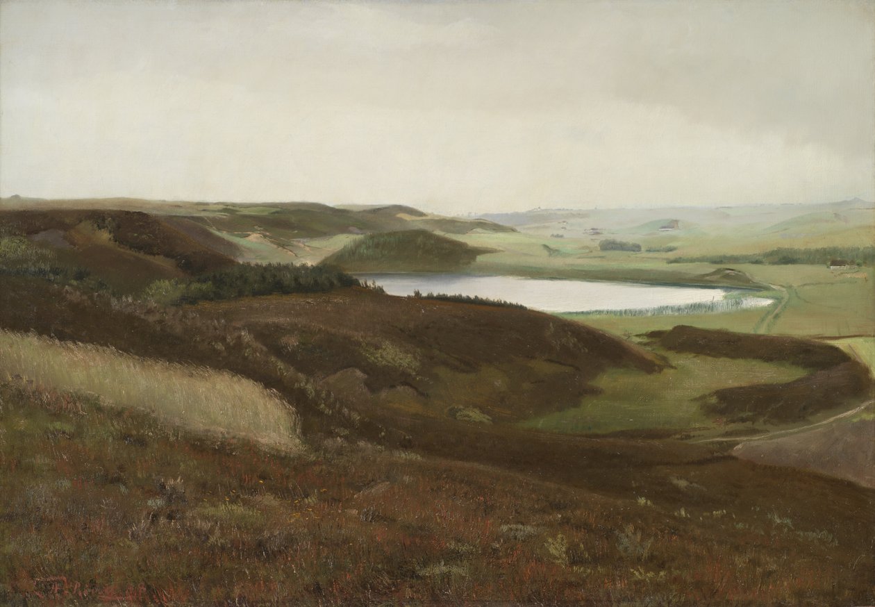 Un paysage près de Bryrup, Jutland - Laurits Andersen Ring
