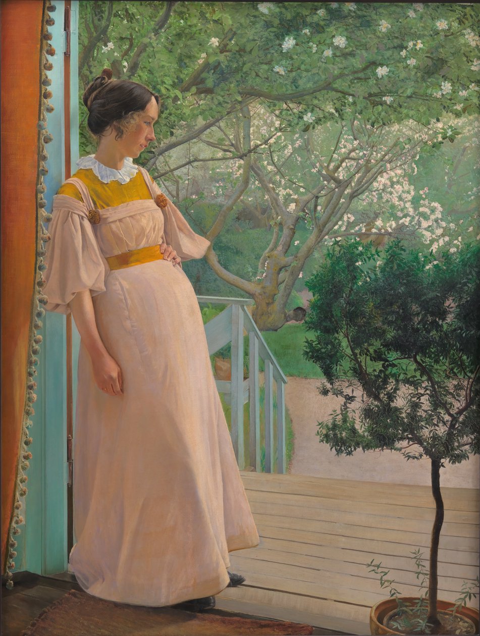 Aux fenêtres françaises. La femme de l