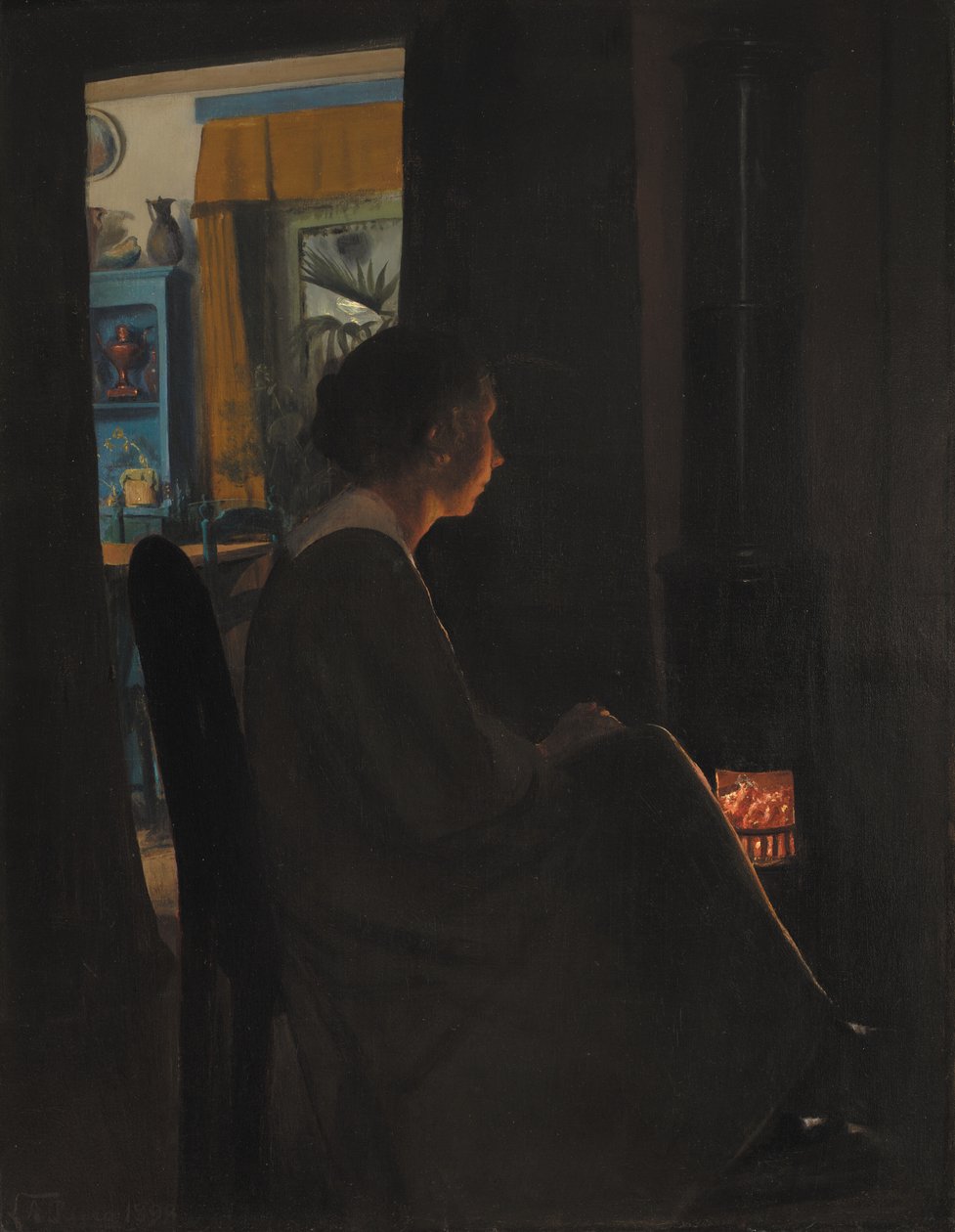 Crépuscule. La femme de l