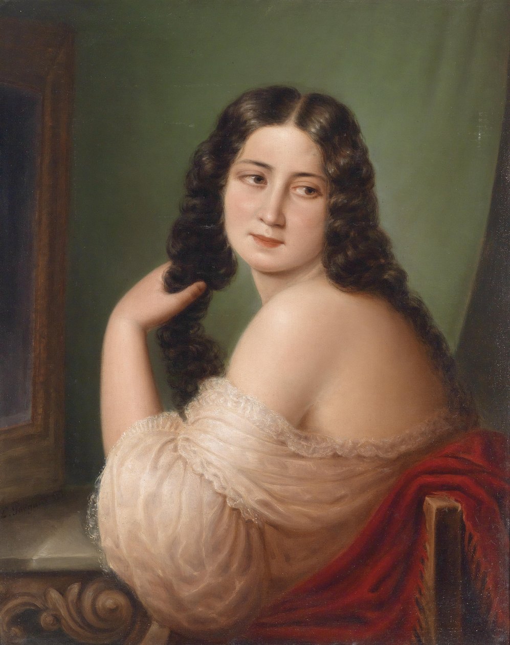 À la toilette - L. Pargani