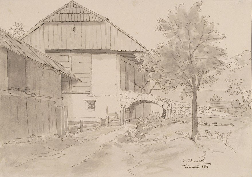 Kranjska gora-bâtiment agricole - Ladislav Benesch