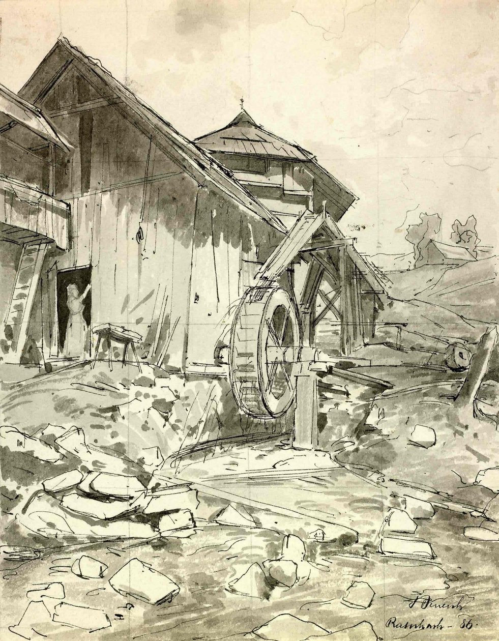 Moulin à Rateče - Ladislav Benesch