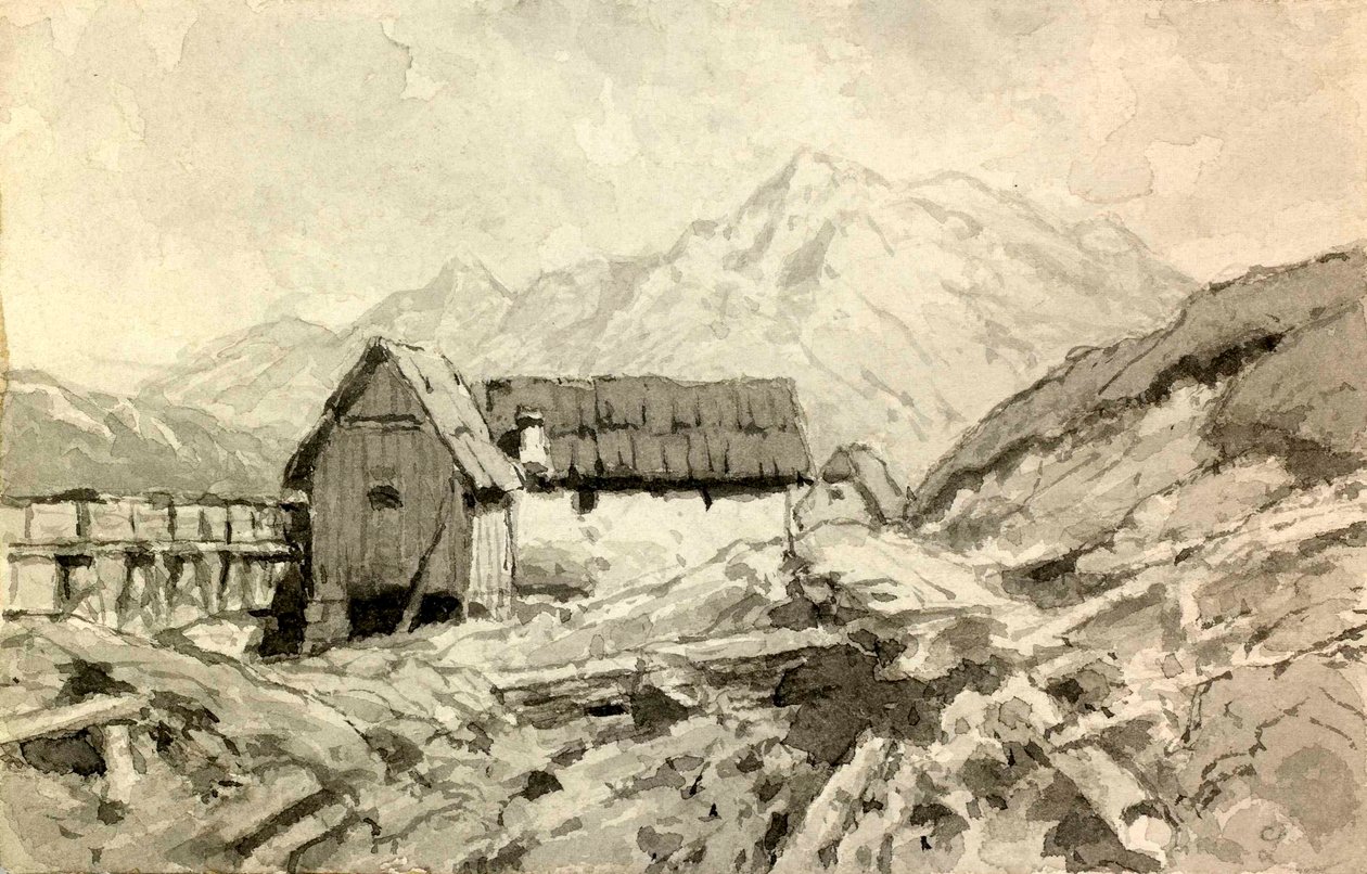 Paysage avec moulin - Ladislav Benesch