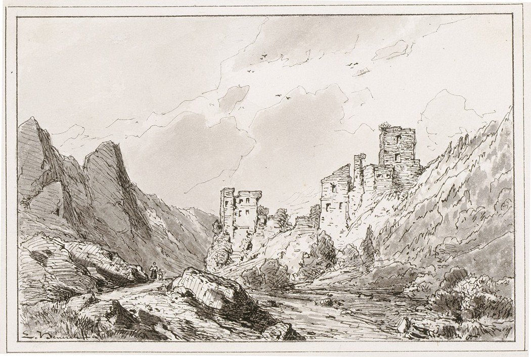 Ruines du château de Kamen pri Begunjah - Ladislav Benesch