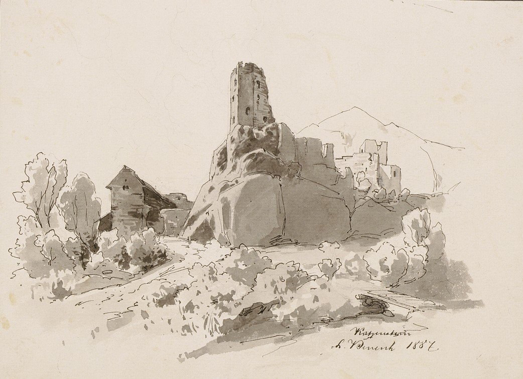 Ruines du château de Kamen près de Begunje II - Ladislav Benesch