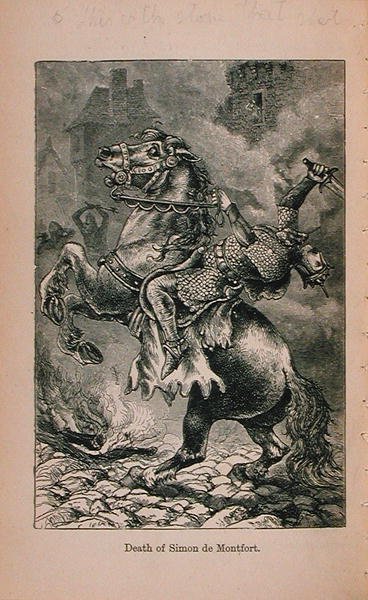 Mort de Simon De Montfort illustration de l