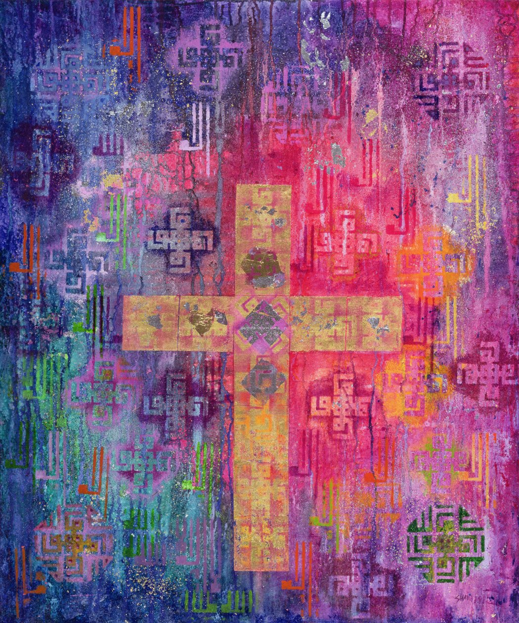 Croix orientale, 2000 - Laila Shawa