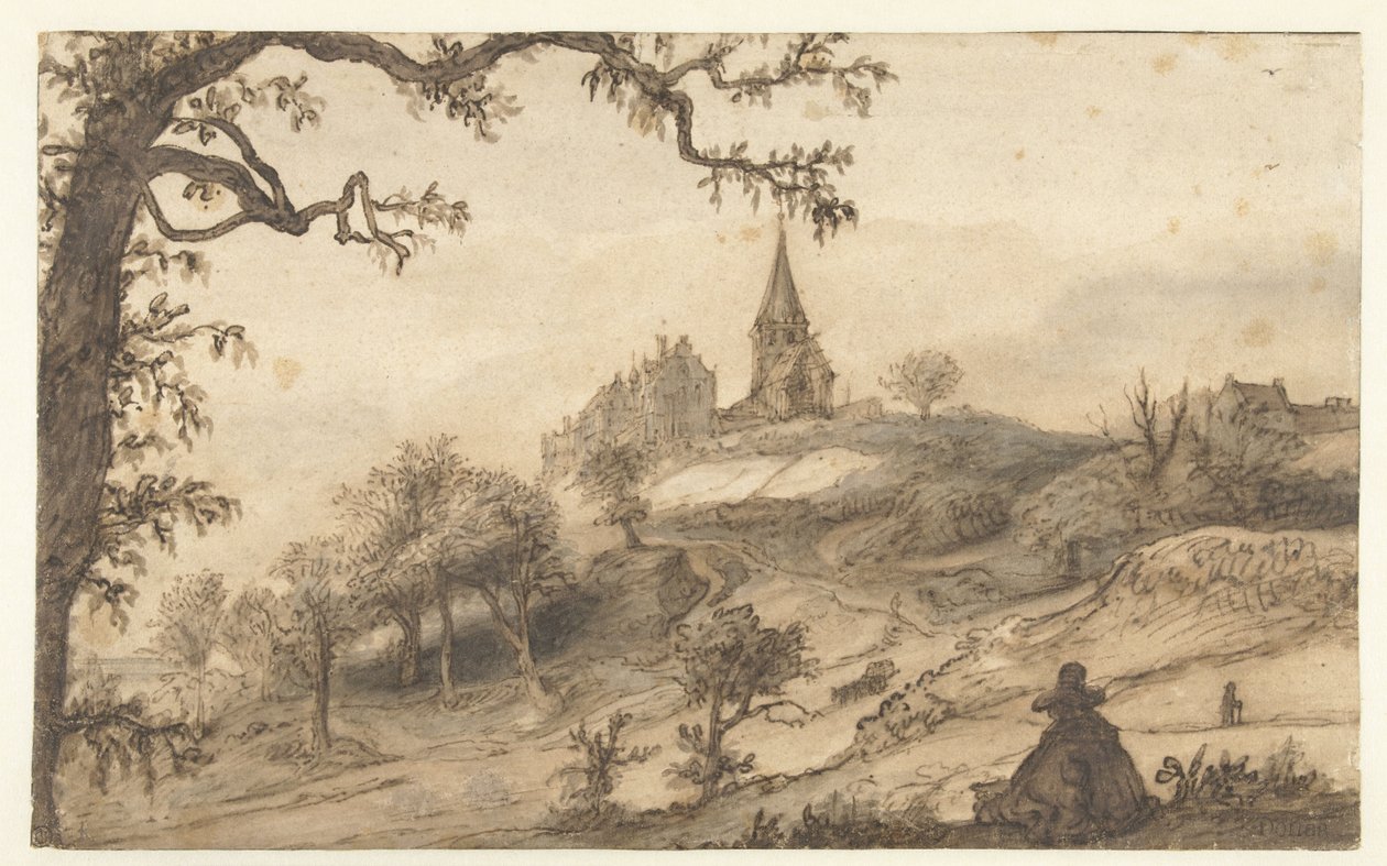Vue de Hoch-Elten - Lambert Doomer