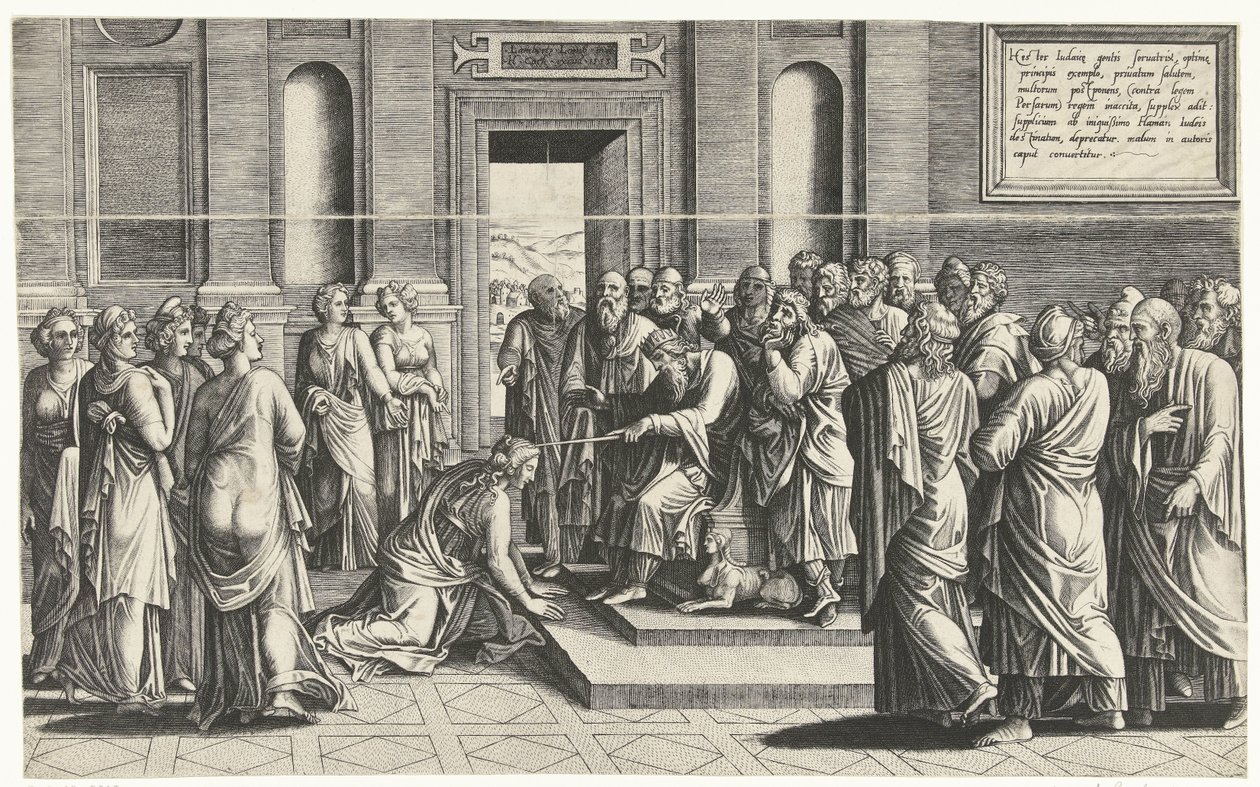 Esther devant Assuérus - Lambert Lombard