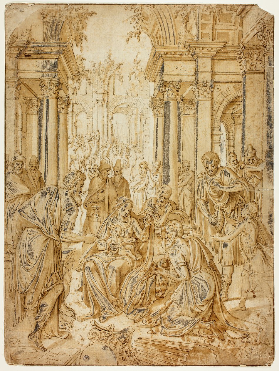 Adoration des mages - Lambert van Noort