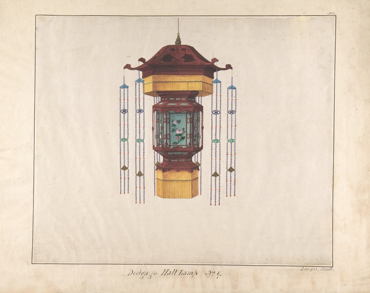 Design pour lampe de hall n°9 - Lamqua