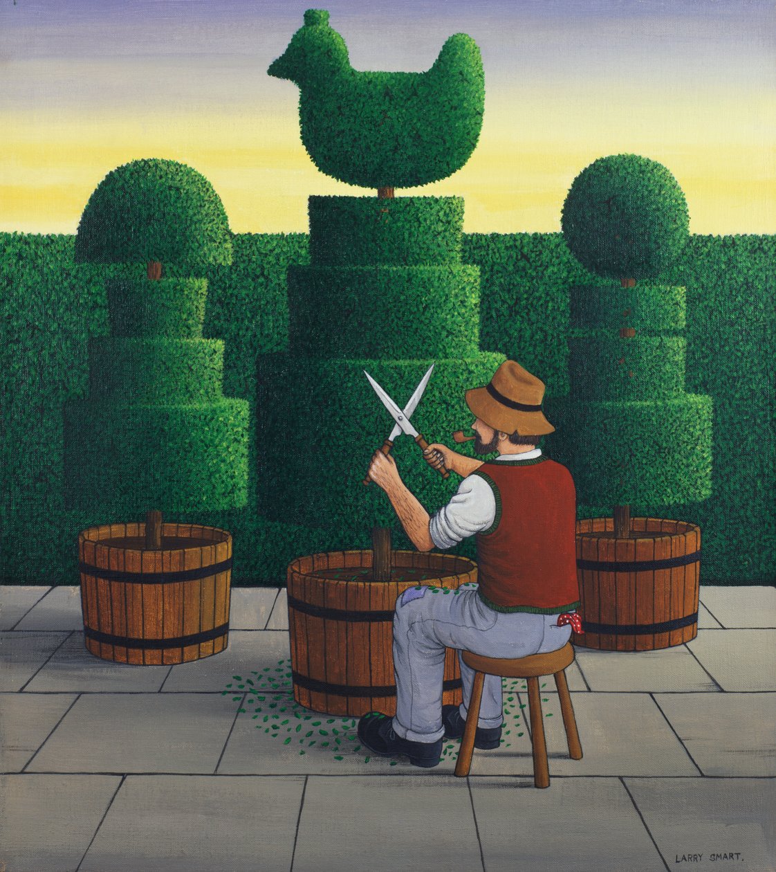 Le jardinier, 1986 - Larry Smart